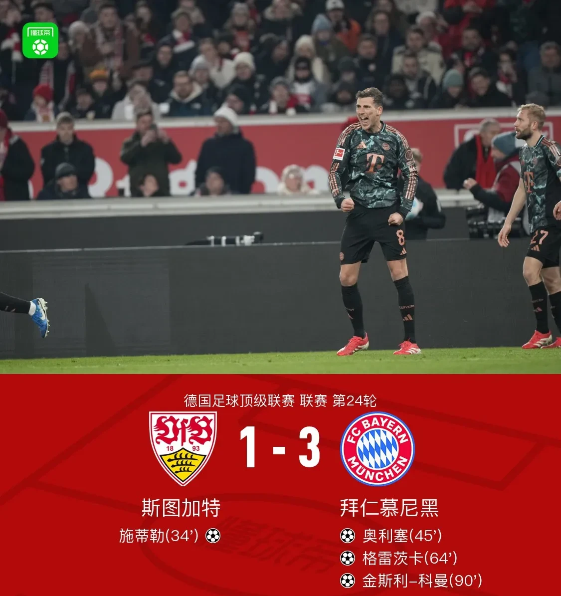 拜仁2-1博卡！终结南美球队9场不败神话，凯恩奥利塞建功(拜仁roca)
